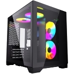 Компьютерный корпус Powercase Vision Micro, Black, Tempered Glass, 4х 120мм 5-color fan, черный, mATX (CVBM-L4), фото12