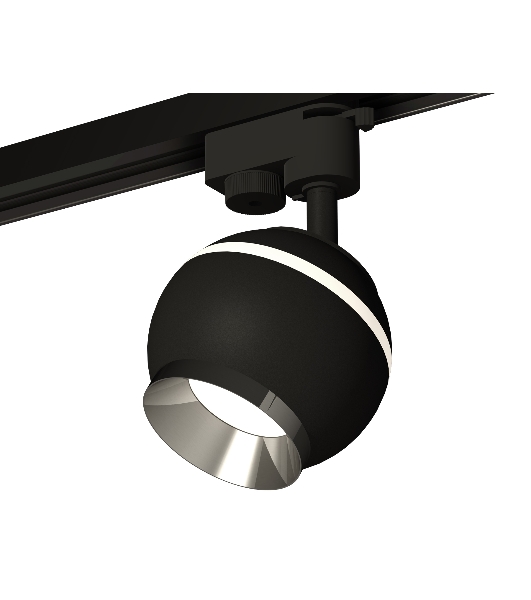 Светильник Ambrella light XT1102003 SBK/PSL черный песок/серебро полированное GU5.3 LED 3W 4200K (A2521, C1102, N7032)