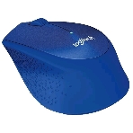 Мышь беспроводная Logitech M330 SILENT PLUS синий, 1000 dpi, радиоканал, USB, кнопки - 3, фото11