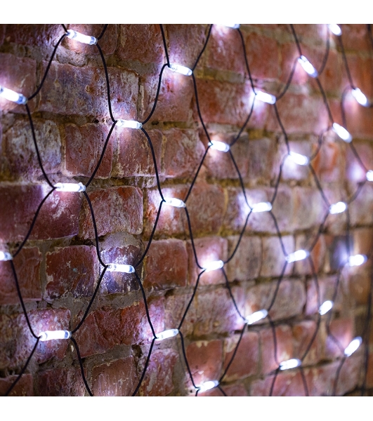 Гирлянда Neon-night 'Сеть' 2x3м, черный каучук, 432 LED белые