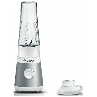 Блендер стационарный Bosch MMB2111T серебристый, 450 Вт, 1 скорость