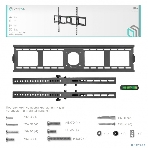 Кронштейн ONKRON UT4 для телевизора 55'-100' наклонный, черный, фото22