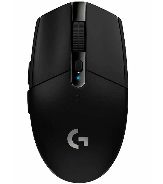 Мышь беспроводная Logitech G304 Lightspeed черный, 12000 dpi, радиоканал, USB, кнопки - 6