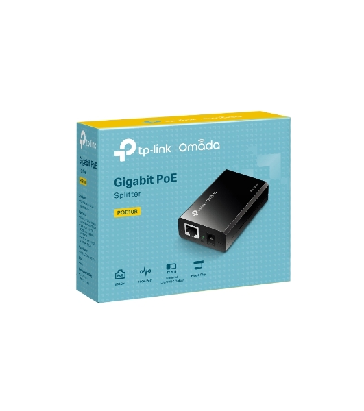 Сетевой адаптер TP-Link SMB TL-PoE10R Сплиттер PoE Data and Power carried over the same cable up to 100m, 5V/12V