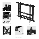 Настенное крепление ONKRON PRO7 Mдля видеостен 40”-70', черный, фото18