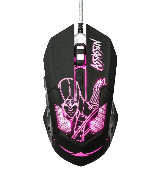 Мышь проводная Qumo Dragon War Assassin M33 черный, 3200 dpi, USB, кнопки - 6