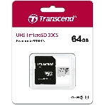 Флеш карта Micro SecureDigital 64Gb Transcend Class 10 TS64GUSD300S-A MicroSDXC Class 10 UHS-I, SD adapter, фото2
