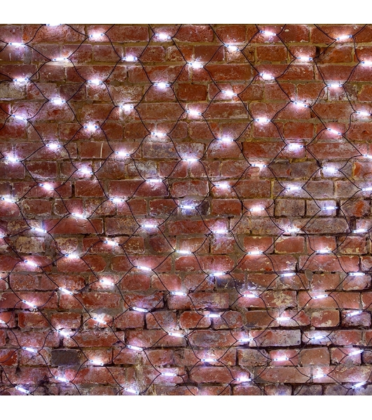 Гирлянда Neon-night 'Сеть' 2x3м, черный каучук, 432 LED белые