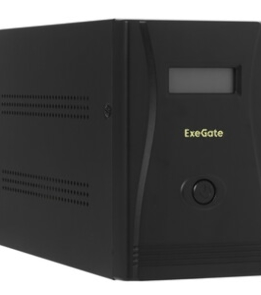Источник бесперебойного питания ExeGate EP285531RUS SpecialPro Smart LLB-2200.LCD.AVR.EURO.RJ.USB 2200VA/1300W, LCD, AVR, 4 евророзетки, RJ45/11, USB, черный