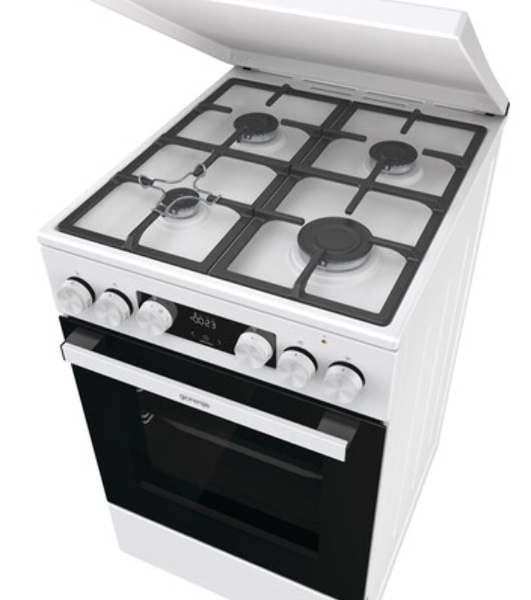 Плита комбинированная Gorenje GK5C42WF-B белый, конфорок 4 газовых, духовка 70 л, 50 см x 85 см x 59.4 см