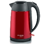 Электрочайник Bosch TWK3P424 красный, 1.7 л, 2400 Вт, скрытый нагревательный элемент, фото16