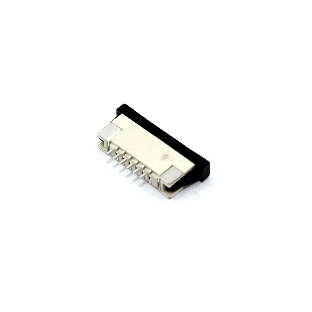 Разъем FPC Half Coverage Top Contact 1.0K-BS-6PWB 6 pin высота 2мм шаг 1мм