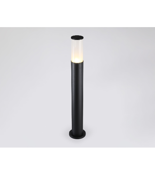 Светильник Ambrella light ST2459 BK/FR черный/белый матовый IP54 E27 max 40W D90*800