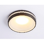 Светильник Ambrella light TN3322 SBK/FR черный песок/белый матовый GU5.3 D95*40, фото6