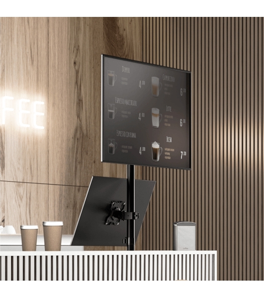 Настенное крепление ONKRON 13'-34' D208E черный