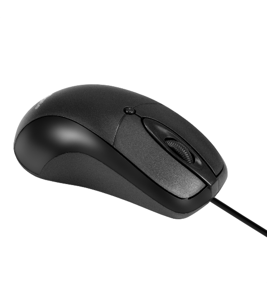 Мышь проводная ExeGate Professional Standard B100L черный, 1000 dpi, USB, кнопки - 3