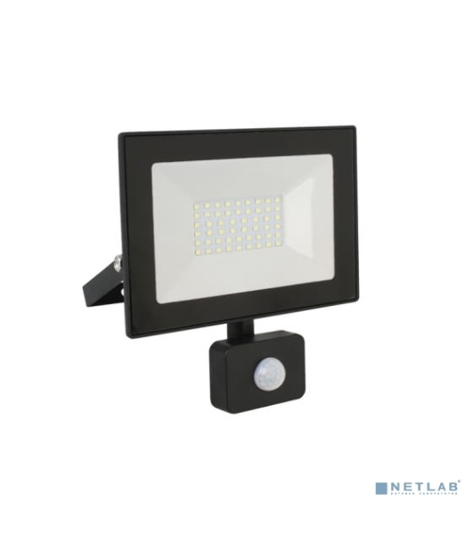 Прожектор Ultraflash LFL-3002S C02 черный (LED прожектор с датчиком, 30 Вт, 230В, 6500К)