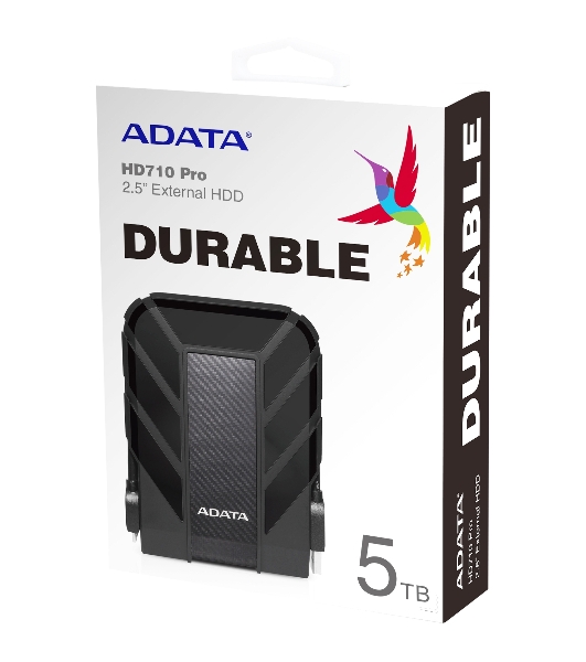 Внешний HDD 2.5' ADATA HD710P, 5TB, USB 3.2 Gen 1 Type-A, 5400 rpm, черный