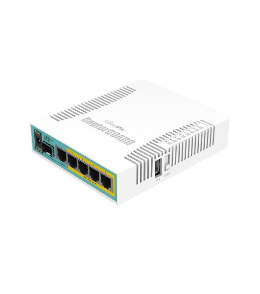 Маршрутизатор 10/100/1000M 5PORT HEX POE RB960PGS MIKROTIK