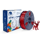 Филамент NVPrint PLA Transparent Red для 3D печати диаметр 1.75мм длина 330 метров масса 1 кг, фото 1