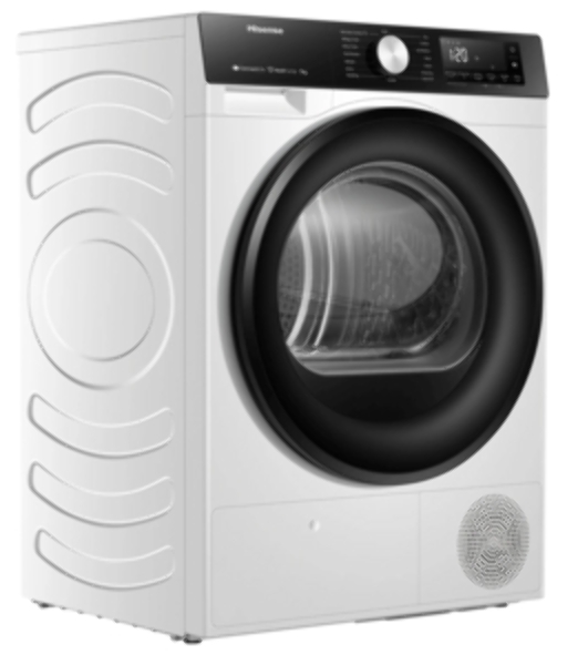 Сушильная машина Hisense DH3S702UWDE белый, 7 кг, сушка - конденсационная, программ - 16, 59.5 x 84.5 x 54 см