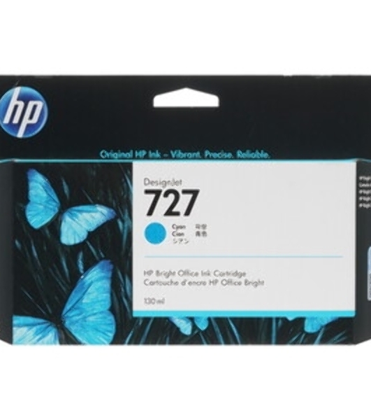 Картридж струйный HP 727 B3P19A голубой для HP DJ T920/T1500 (130мл)