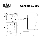 Комплект BAU 4 в 1: раковина над стиральной машиной BAU Cerama 60х60, литьевой мрамор, кронштейны, выпуск и смеситель Hotel Still, нержавеющая сталь, фото6