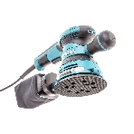 Эксцентриковая шлифовальная машина Makita BO5041 ЭШМ,300Вт,ф125мм,4000-12000об\м,ампл-2.8мм,1.4кг,кор,п\сборник,доп.рукоятка, фото10