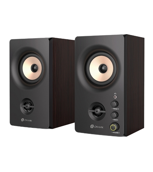 Акустическая система Oklick OK-164 2.0 черный 30Вт