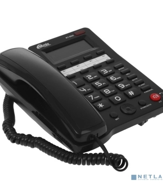 Телефон проводной Ritmix RT-550 черный
