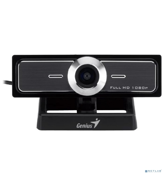 Веб-камера Genius WideCam F100 V2 1920x1080, 30 кадр/с, USB Type-A, микрофон, универсальное крепление