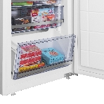 Встраиваемый холодильник Maunfeld MBF193SLFWGR Inverter белый двухкамерный 229/76 л морозилка снизу, фото14