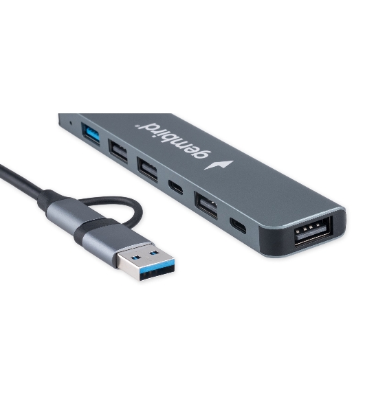 USB-концентратор Gembird UHB-C445, USB/USB Type С, USB 3.0, 4хUSB 2.0, USB Type-C, USB