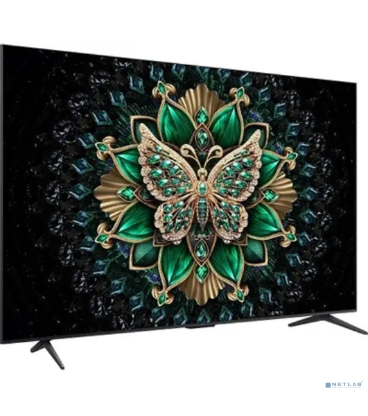 Телевизор TCL 75' 75C6K черный Mini LED UHD 144Hz Google TV