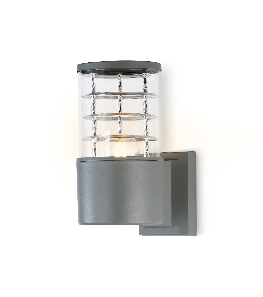Светильник Ambrella light ST2521 GR/CL серый/прозрачный IP54 E27 max 40W 200*110*155