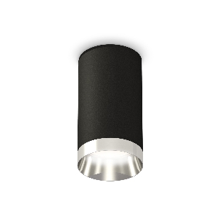Светильник Ambrella Light XS6323022 SBK/PSL черный песок/серебро полированное MR16 GU5.3 (C6323, N6132)