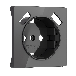 Накладка для розетки USB (графит акрил), фото 1