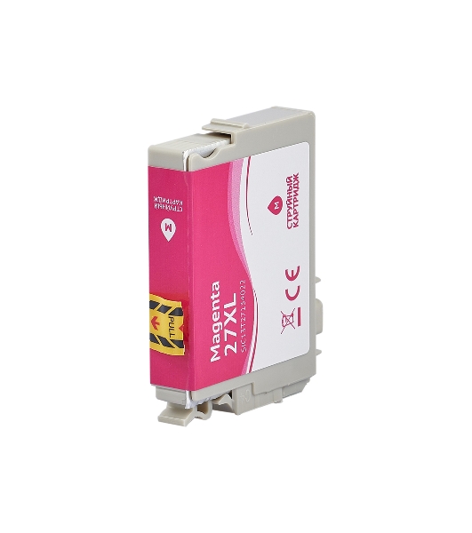 Картридж струйный Sakura C13T27134022 (27XL Magenta) для Epson, пурпурный, 14,6 мл., 1100 к.
