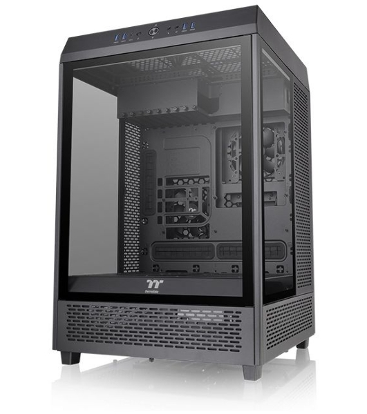 Компьютерный корпус Thermaltake The Tower 500 черный без БП ATX 1x120мм 3x140мм 4xUSB 3.0 2xUSB3.1 audio bott PSU