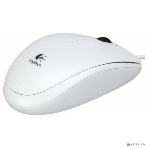 Мышь проводная Logitech B100 белый, 1000 dpi, USB, кнопки - 3, фото19