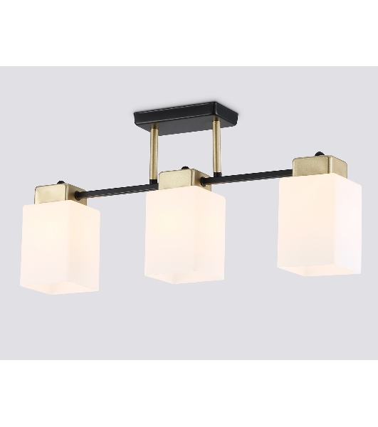 Светильник Ambrella light TR303046/3 BK/GD черный/золото E27/3 max 60W 540*100*270