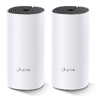 Домашняя Mesh TP-Link Wi-Fi система Deco M4 (1-Pack), 1167 Мбит/с (5 ГГц: до 867 Мбит/с + 2,4 ГГц: до 300 Мбит/с), 2 порта 1000 Мбит/с, 2 встроенные антенны на каждом модуле Deco