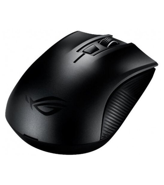 Мышь беспроводная ASUS ROG Strix Carry черный, 7200 dpi, радиоканал, Bluetooth, USB, кнопки - 6