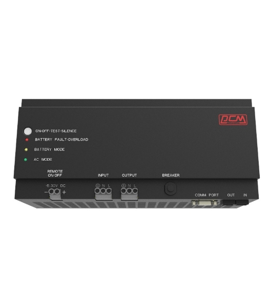 Источник бесперебойного питания Powercom DRU 500VA/300W, DIN Rail, 230V, RS-232, 2 year warranty (1114005)