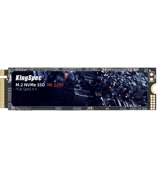Накопитель SSD KingSpec NE-2TB, 2000Gb, PCIe 3.0 x4, M.2 2280, NVMe, R/W 2400/1900