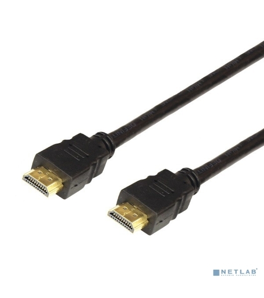 Кабель Rexant HDMI - HDMI 1.4, 5м, Gold