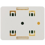 Розетка электрическая Rexant 45x45, CEE 7/4, 2K+3, 16A, белая, фото5