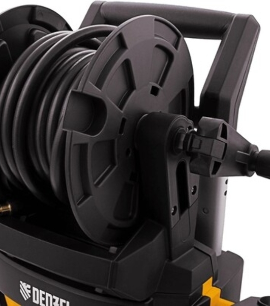Мойка высокого давления Denzel R-210iD, 2600 Вт, 210 бар, 8,0 л/мин, асинх. двиг., бараб.