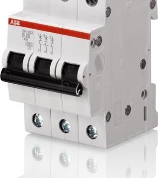 Выключатель автоматический модульный 3п C 25А 6кА SH203 ABB 2CDS213001R0254