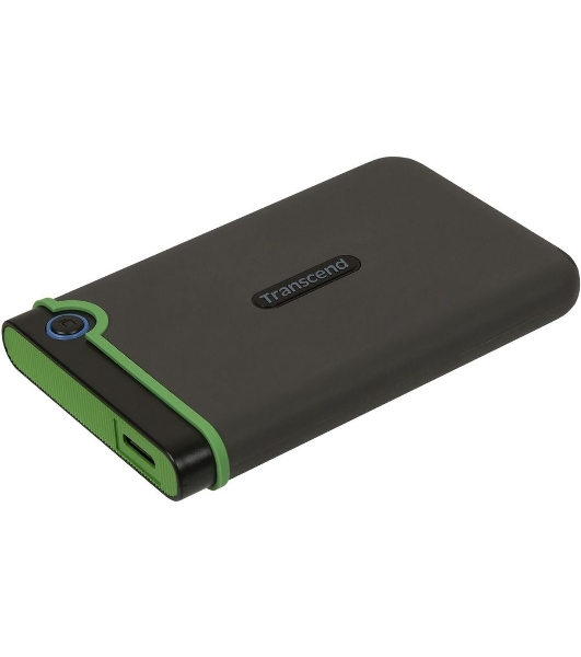 Внешний HDD 2.5' Transcend StoreJet 25M3, 1TB, USB 3.2 Gen 1 Type-A, 5400 rpm, серый